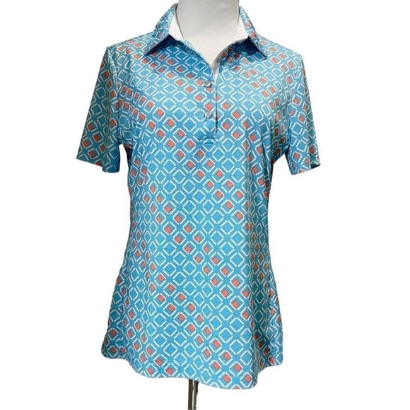 Nivo Small Short Sleeve Collared Shirt Golf - Picture 1 of 6